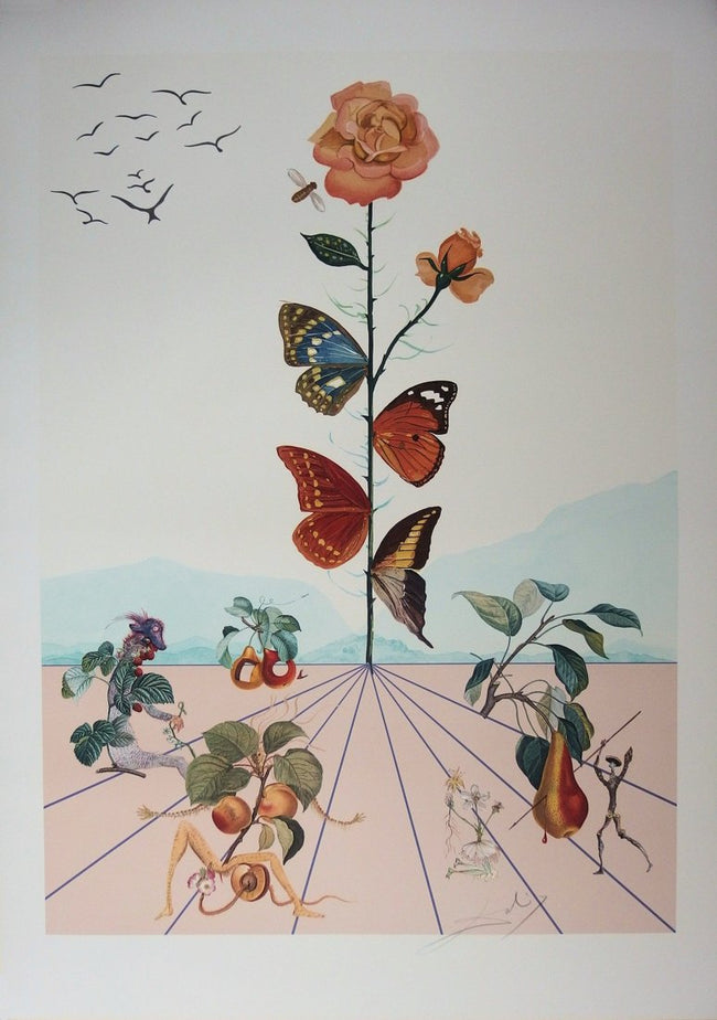 Flordali II · La rosa mariposa
