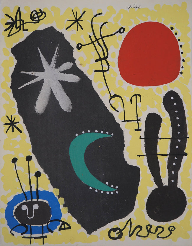 Composition en jaune