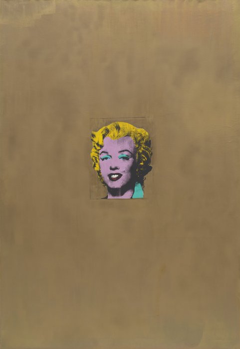 Marilyn Monroe dorada