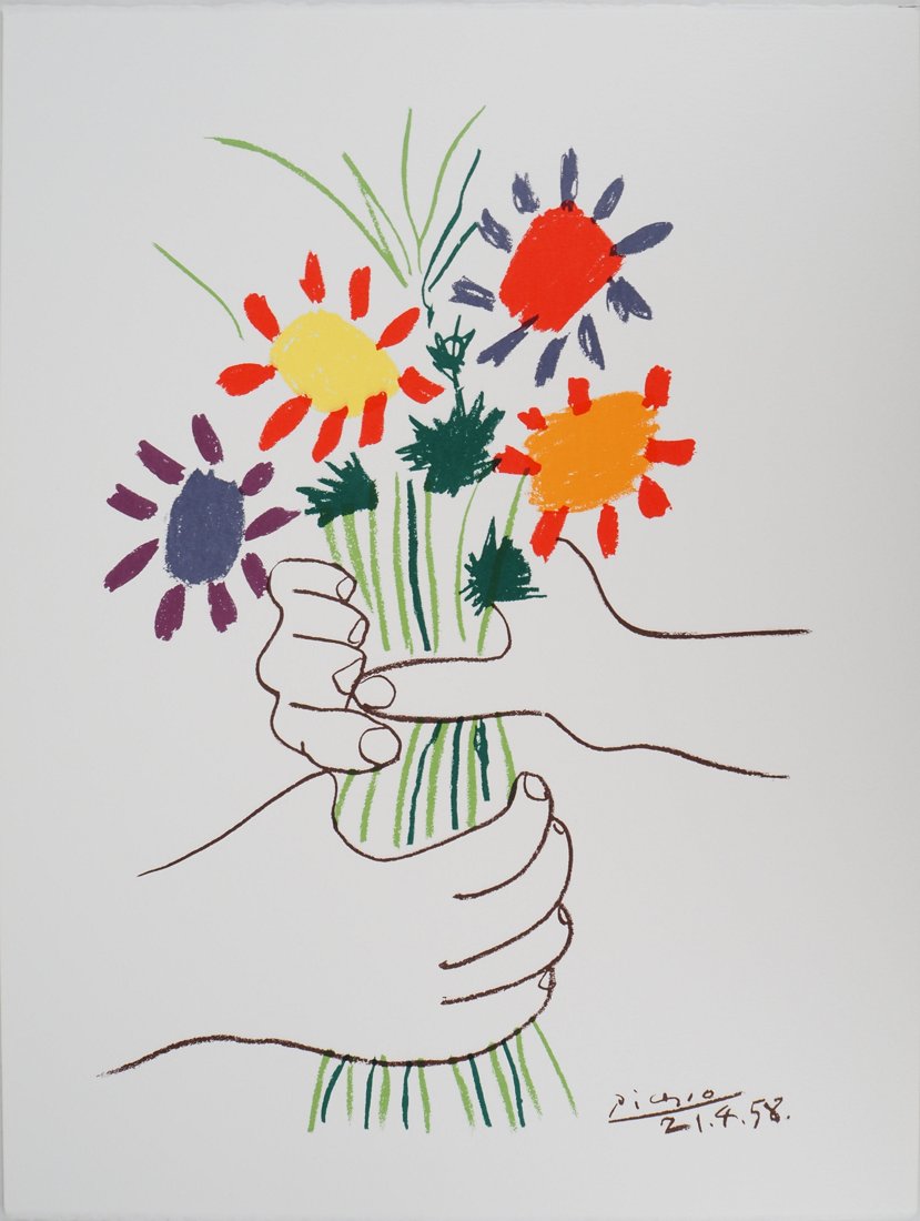 Pablo Picasso · El ramo de la paz