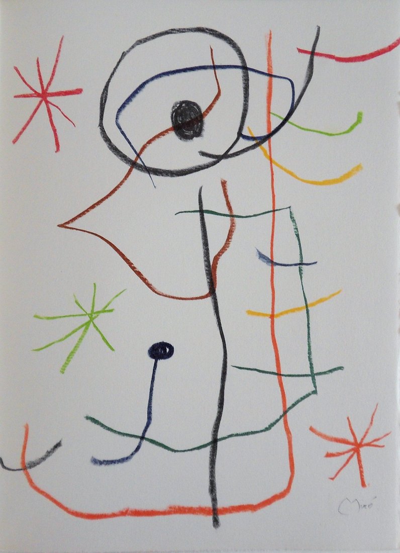 Joan Miró · Composición abstracta
