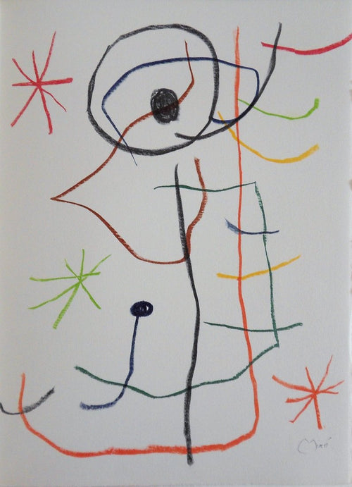 Joan Miró · Composición abstracta