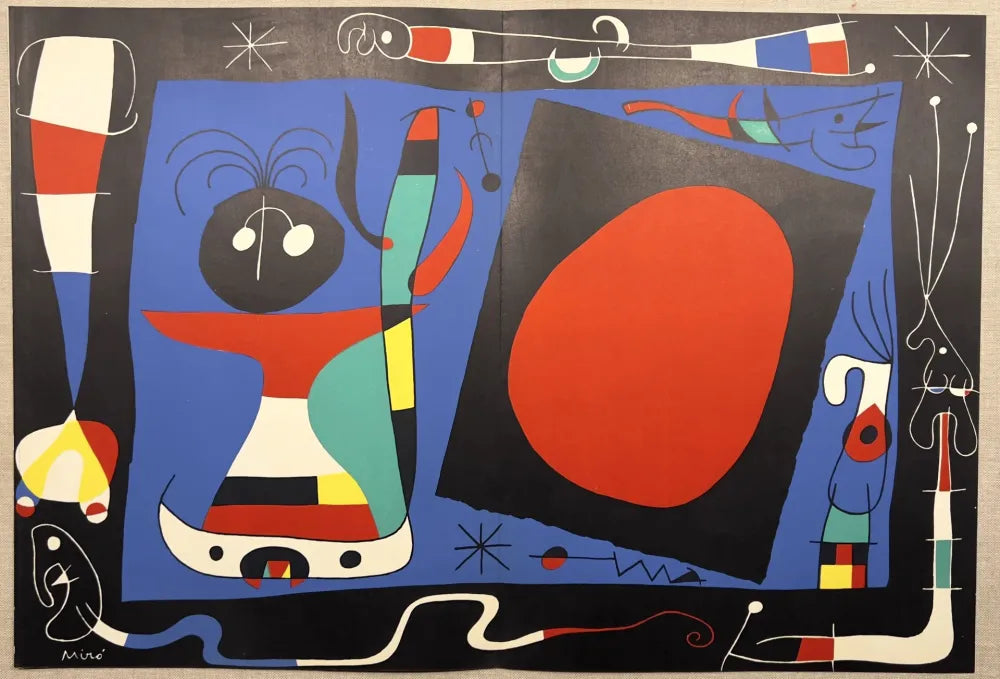 Joan Miró — Femme au miroir